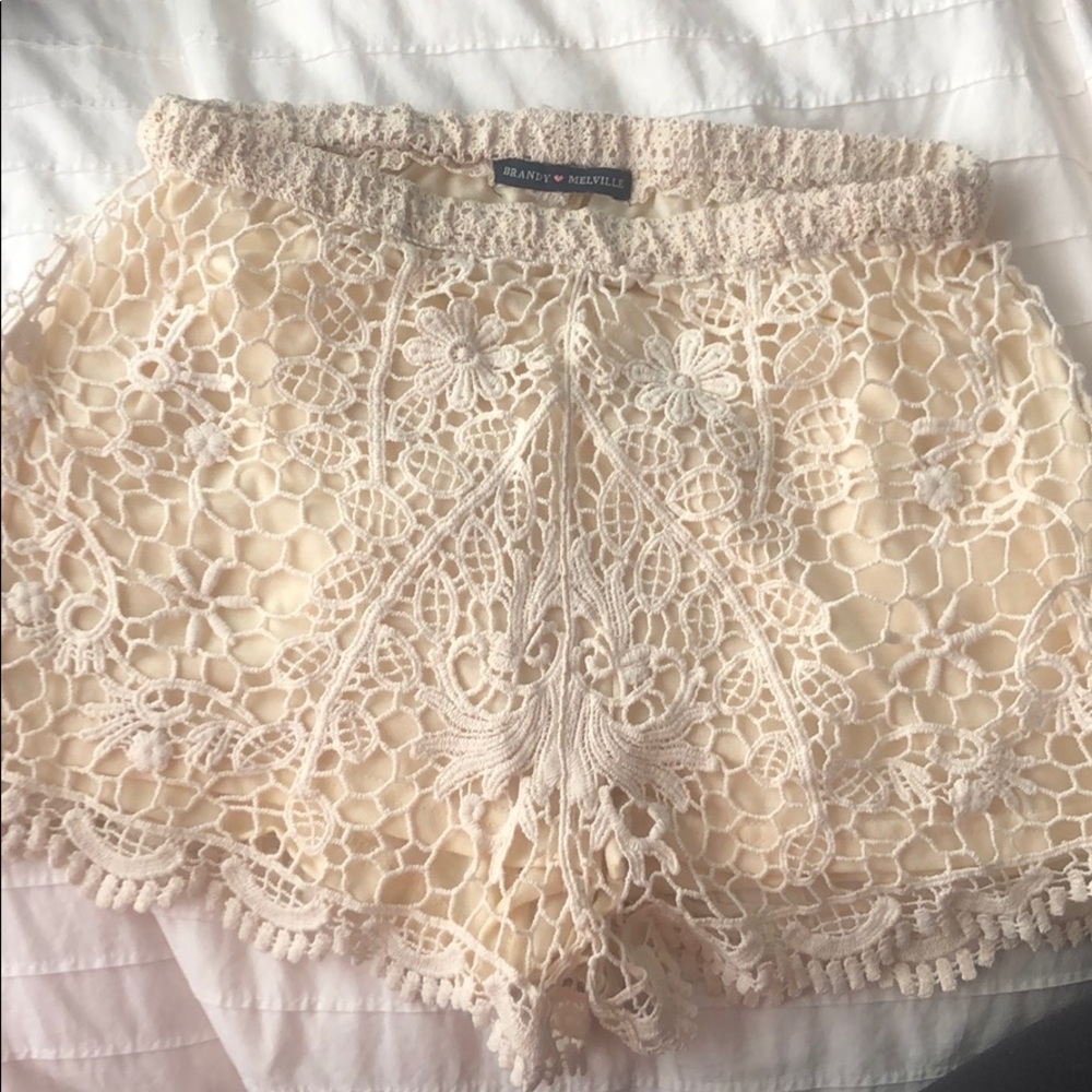 Lace brandy Melville shorts!